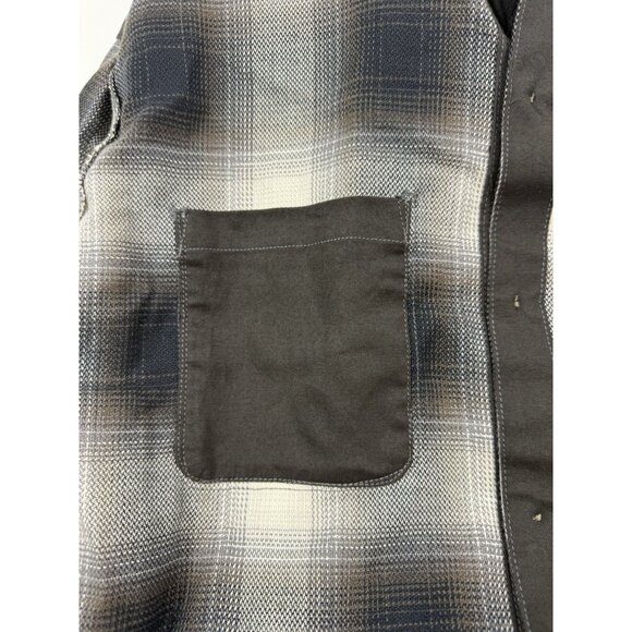Kuhl Mens The Law Flannel Shirt Size Large Long Sleeve Plaid Inside Pocket - Picture 5 of 16